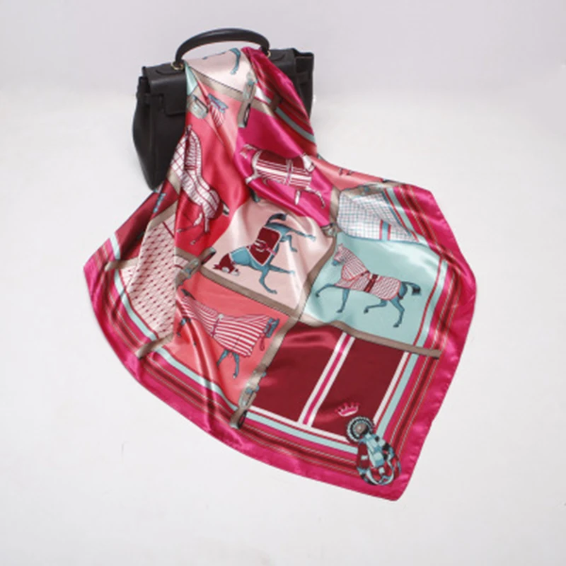 

Fashion Winter Silk Cotton Scarf for Women 2020