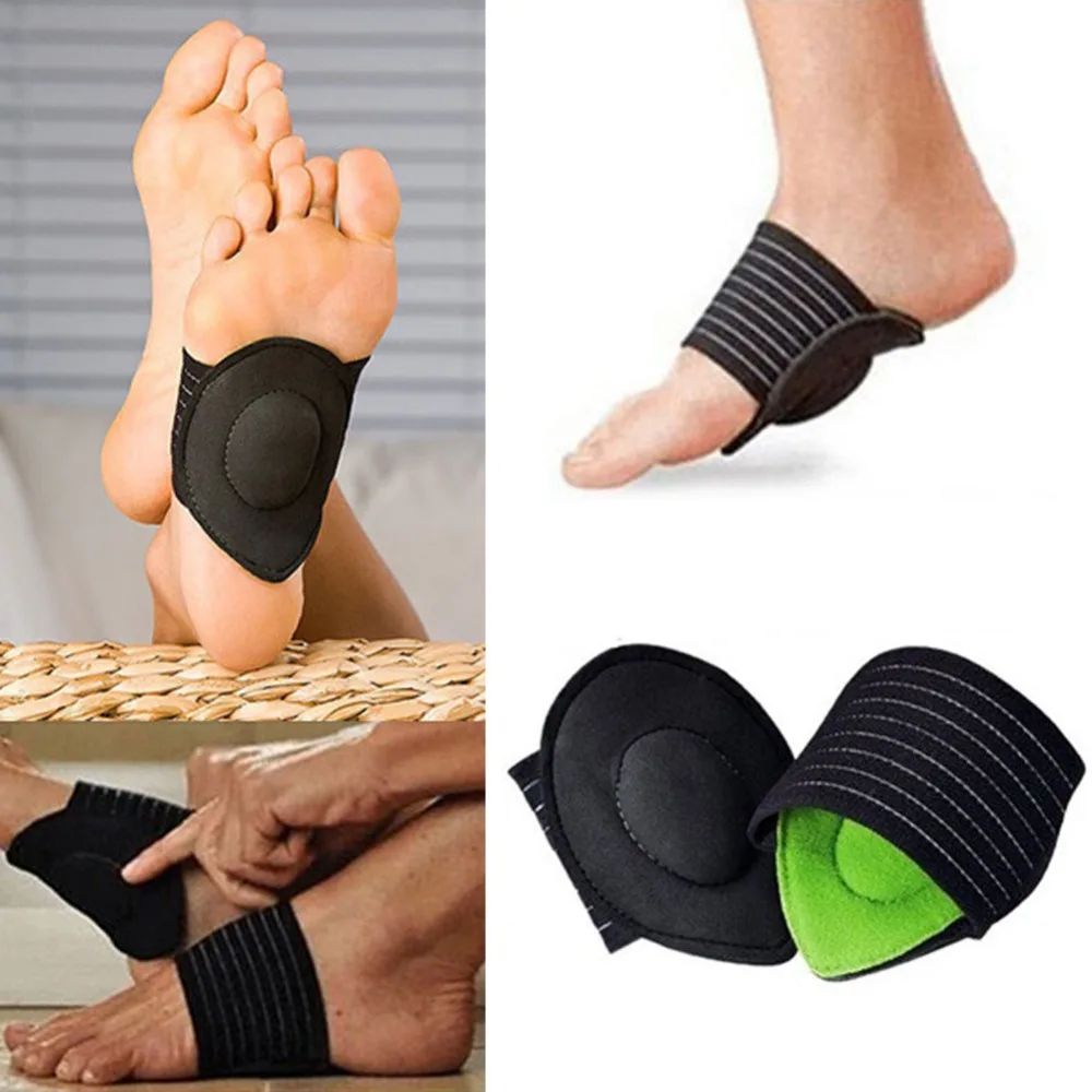 

1 Pair Strutz Cushioned Arch Foot Support Decrease Plantar Fasciitis Pain Correction Night Foot Care Corrector Thumb Goodnight