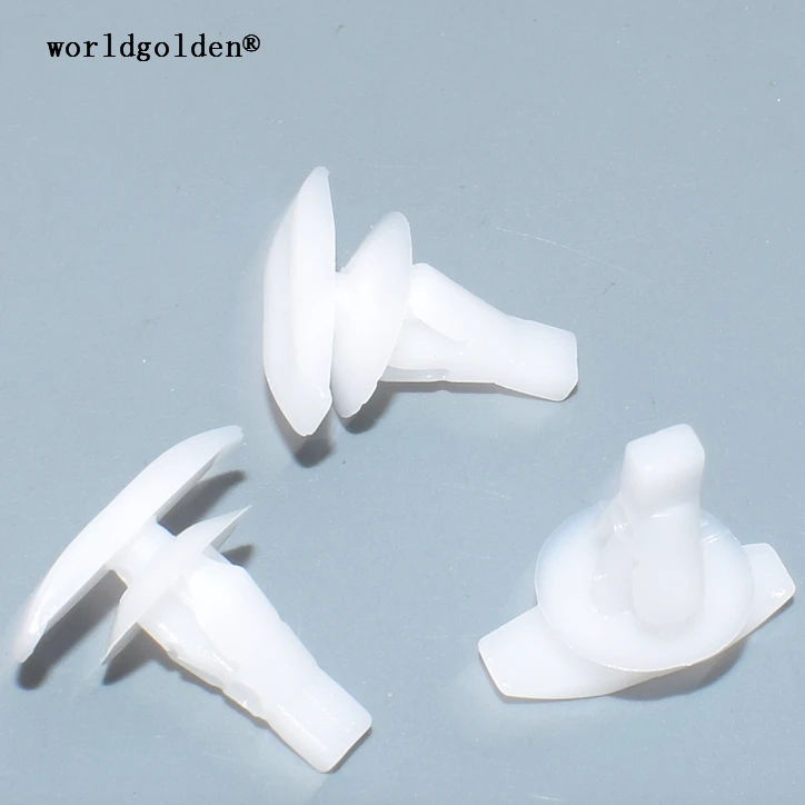 Worldgolden 100 шт. фиксатор нажимного типа для Toyota #67867-12150 для Subaru #909120023 909120028 для Honda #90651-S4N-003