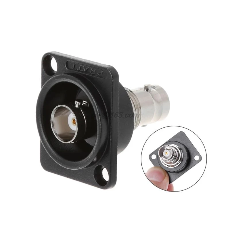 D тип двойной разъем BNC соединительный корпус адаптер для монтажа на панель