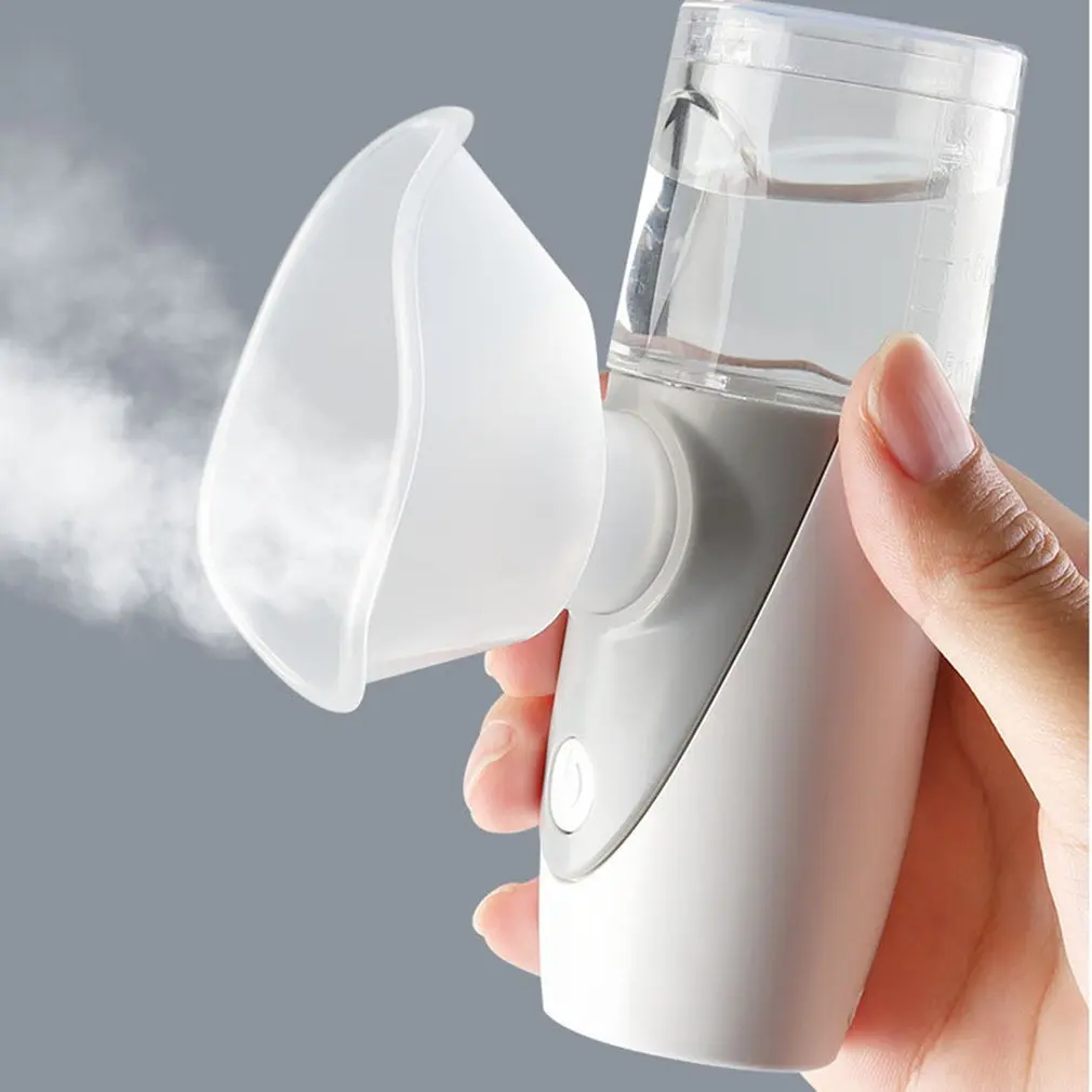 

Small Household Ultrasonic Grid Atomizer Portable Handheld Air Atomizer Adult Children Household Mute Atomizer