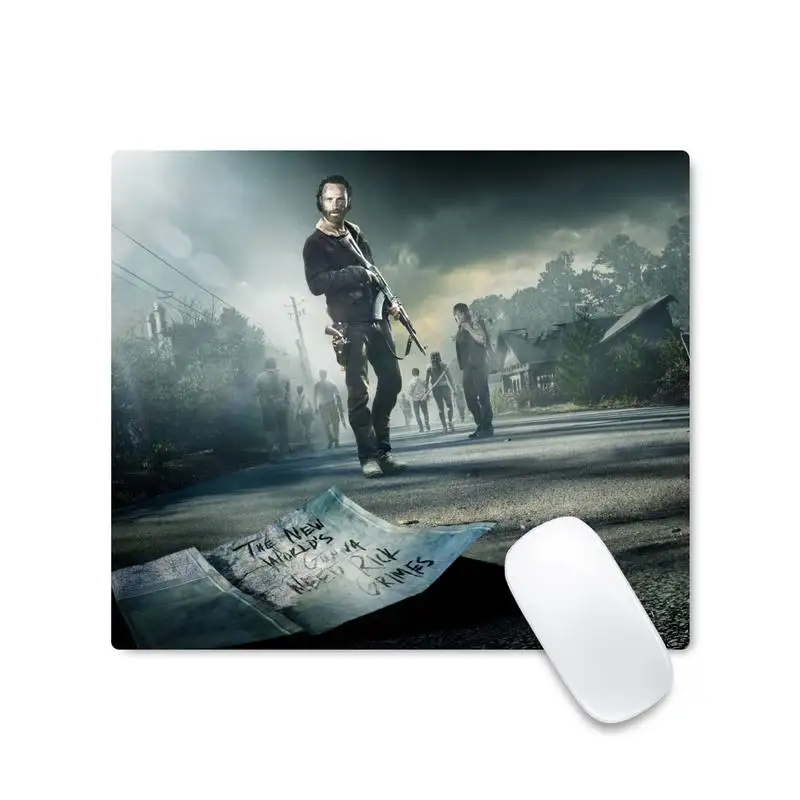 

the walking dead Gamer Speed Mice Retail Small Rubber Mousepad Non-slip Cushion Square Thickness 2mm