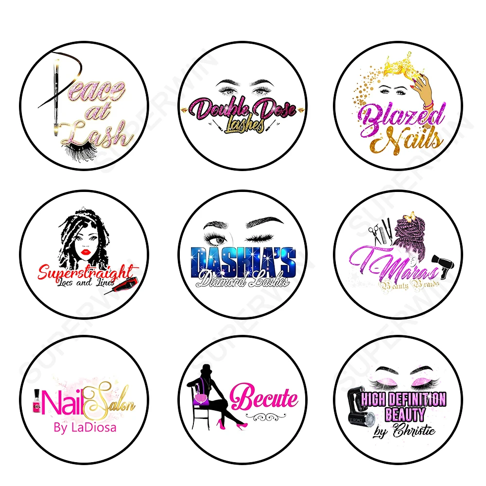 Индивидуальный логотип дизайн макияж ресницы торговая марка косметика бренд