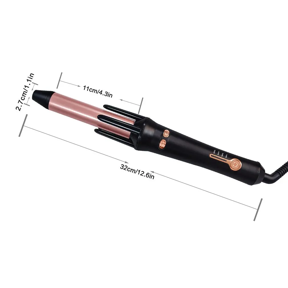 

2021 New Automatic Rotating Hair Curler Household Travel Ceramic Curling Iron For The Lazy Fast Heating Auto Hair Styling Tools
