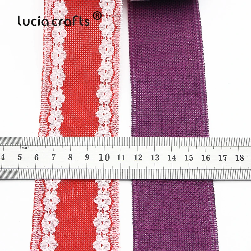Распродажа! Lucia crafts 2 ярдов/партия 48 мм лента для ткани Рождественская Свадебная