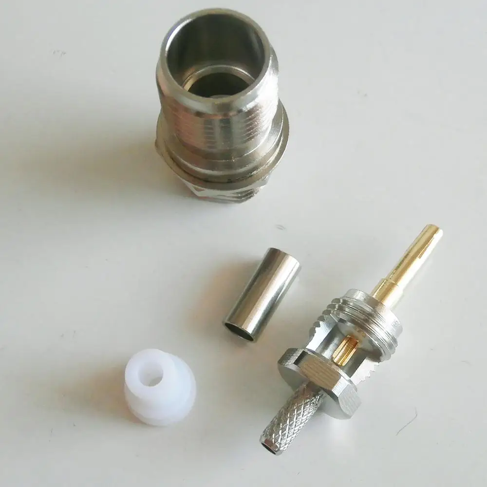 10 шт. Женский обжимной трос для кабеля RG316 RG174 RG179 LMR100 с уплотнительным кольцом