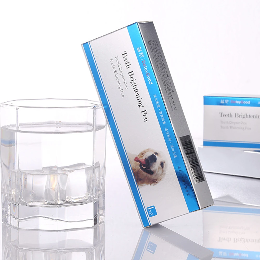 2 шт. отбеливающая ручка для чистки зубов домашних животных| |