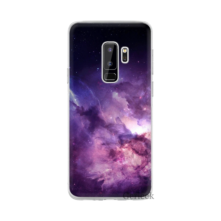 Phone Case For Samsung Galaxy S6 S7 Edge S8 S9 S10 S10E Plus Note 8 9 M10 M20 M30 M40 Cover antasy Nebula Space Star Universe | Мобильные