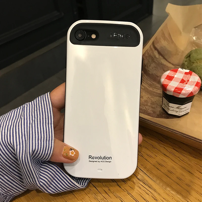 IFace противоударный глянцевый Жесткий чехол для телефона для iphone 7 чехол силиконовая задняя крышка Роскошный чехол для iphone XS Max XR X 8 7 6 6s plus