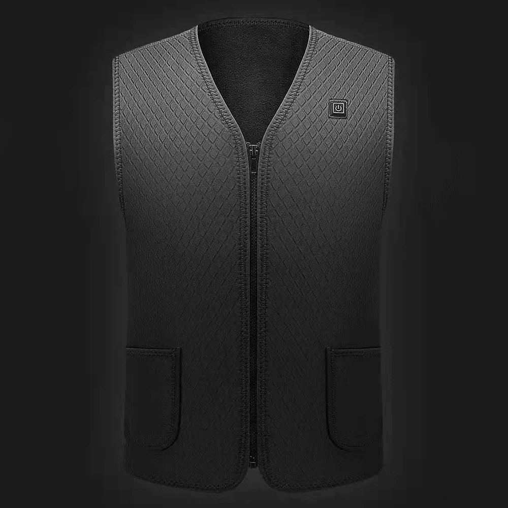 Мужская уличная куртка с инфракрасным подогревом USB зимняя теплая гибкая