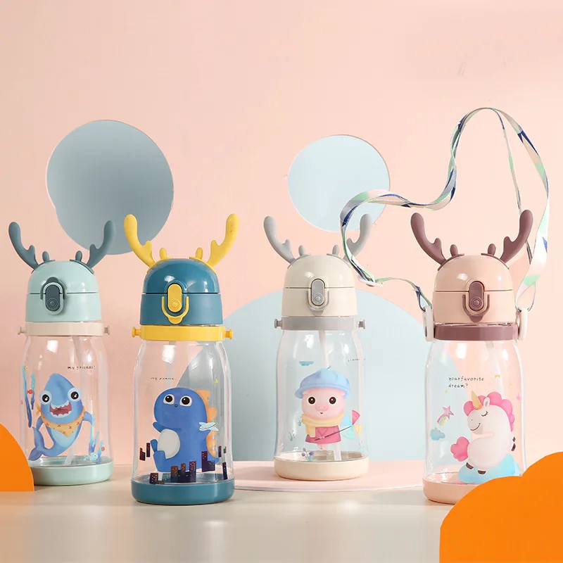 

Feeding Kids Toddler Newborn Baby Drink Cups Water Bottles Kids Drinking Sippy A Cup Infantil Drinker Copo with Cup Strap