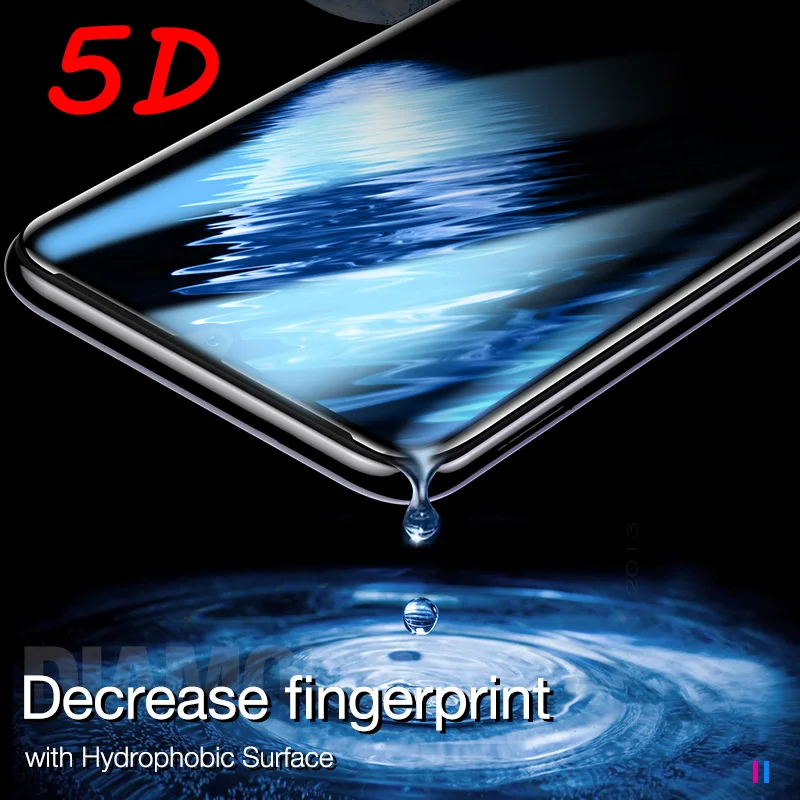 5D изогнутое закаленное стекло для Huawei P30 Pro Защитная пленка экрана смартфона P20 Lite