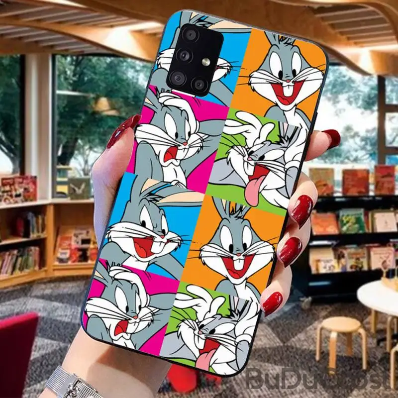 

CUCI Cartoon Rabbit Wolf dog Phone Case For Samsung Galaxy A21S A01 A11 A31 A81 A10 A20E A30 A40 A50 A70 A80 A71 A51