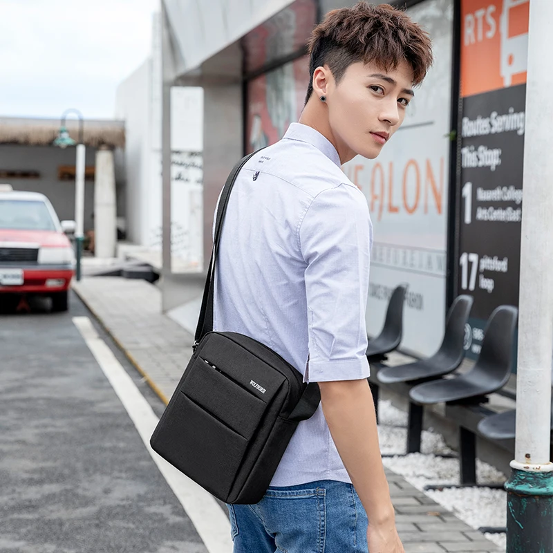 

Boys Casual Side Bag Men Messanger Designer Shoulder Oxford Cloth Crossbody Bag Vintage Fashion Messenger Sac Homme Bags AE50ND