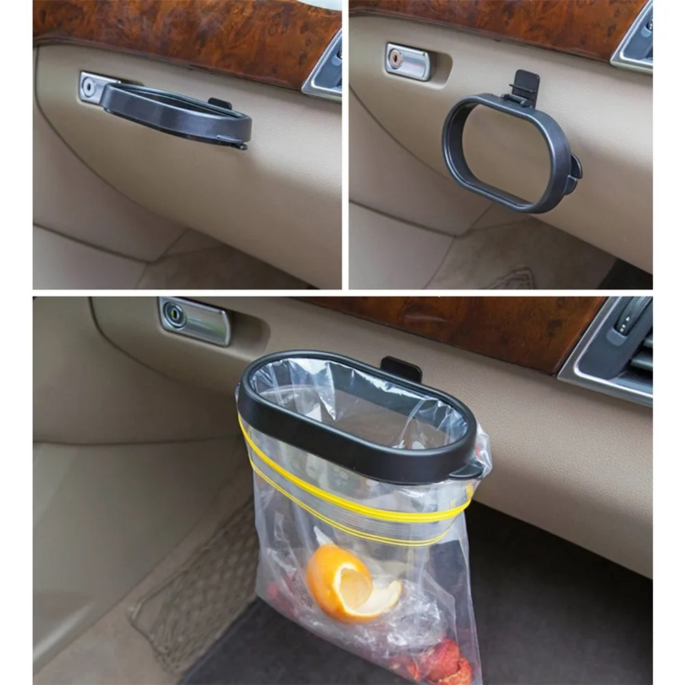 1x Складная рамка для автомобильного мусорного ведра ручная задняя наклейка