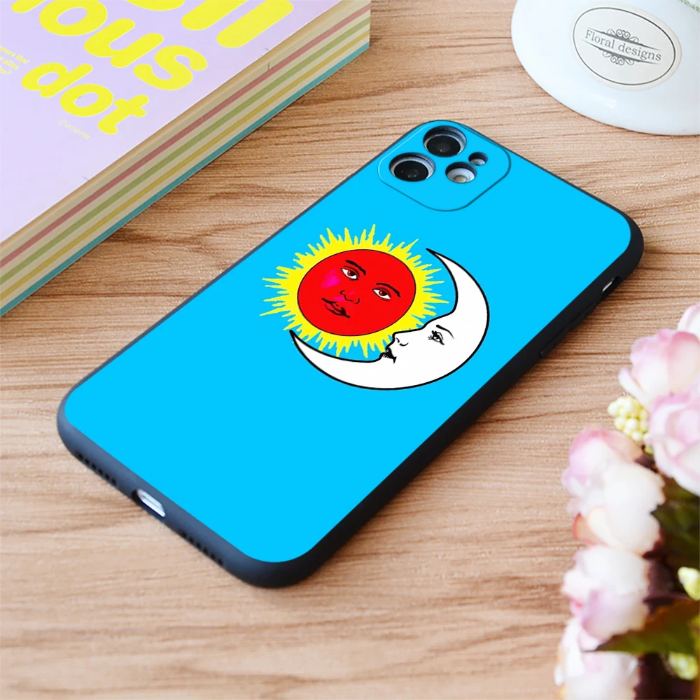 Для iPhone El Sol Y Ла Луна принт Мягкая матовая яблоко чехол для 6 7 8 11 12 плюс Pro X XR XS MAX