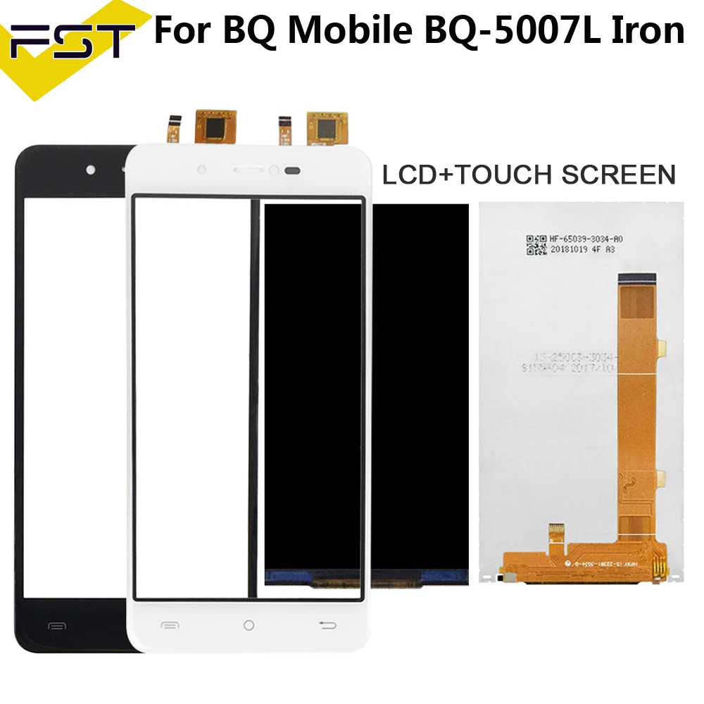 5 0 дюймов для BQ Mobile 5007L Iron BQ5007L BQS ЖК дисплей + сенсорный экран дигитайзер стекло
