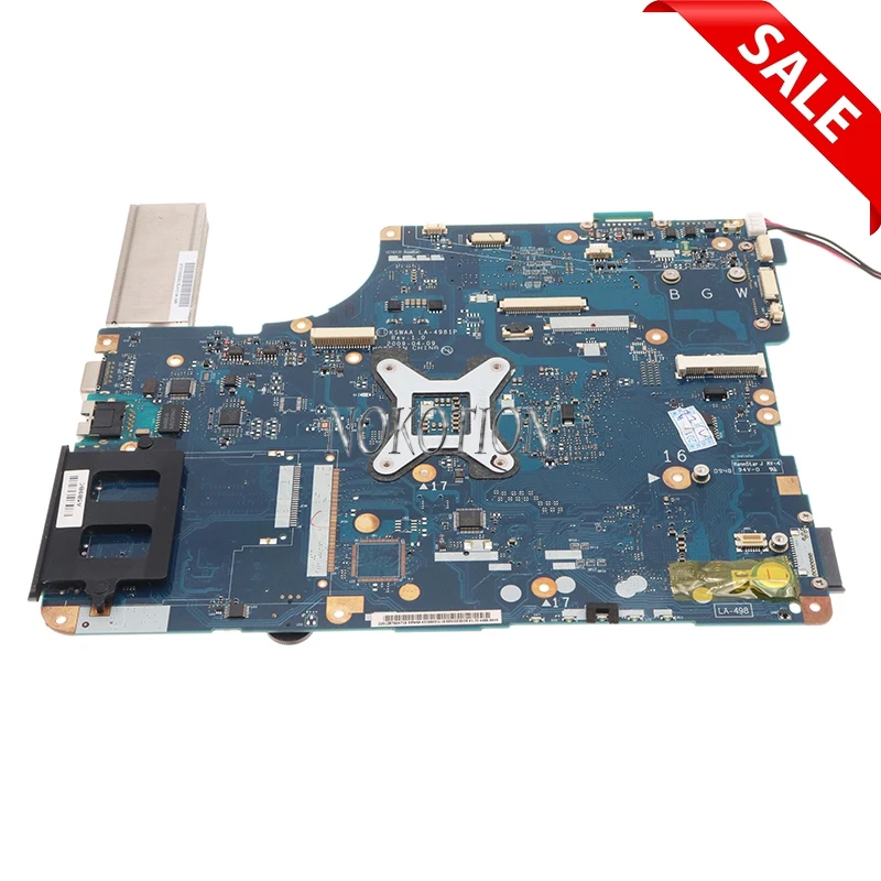 NOKOTION KSWAA LA 4981P REV 1 0 материнская плата для ноутбука TOSHIBA Satellite L500 GL40 DDR2 без графики