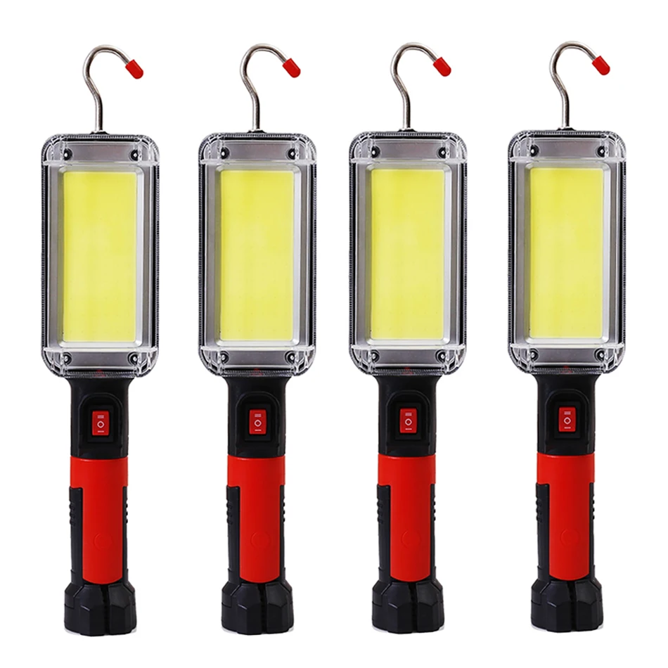 Hot Selling Portable Usb Charging Work Light Portable Outdoor Led Flashlight Adjustable Waterproof Magnetic Hook Camping Light