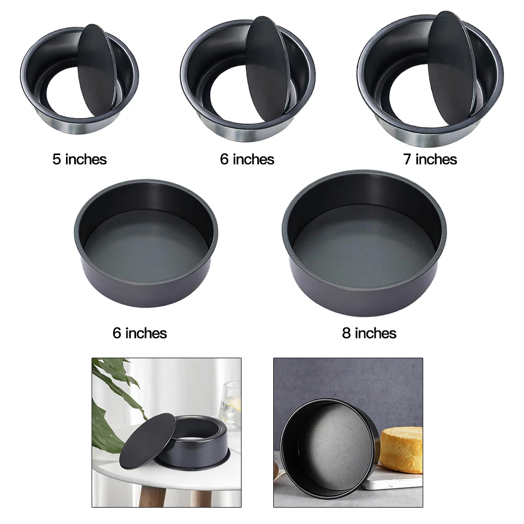 Съемное дно Алюминий сплав шоколадный торт Оловянная кастрюля формы для