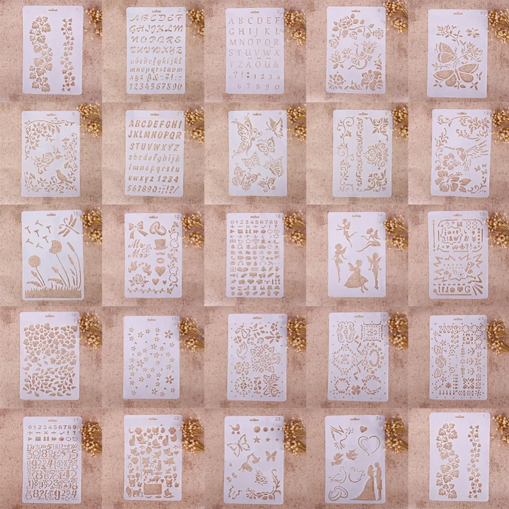 Уникальный Высококачественный Аэрограф с несколькими узорами рисование