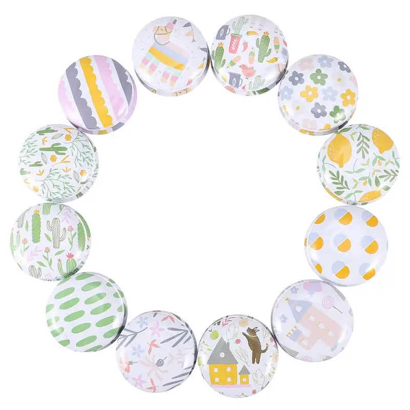 12 шт. винтажные самодельные консервные банки для свечей круглые коробки с