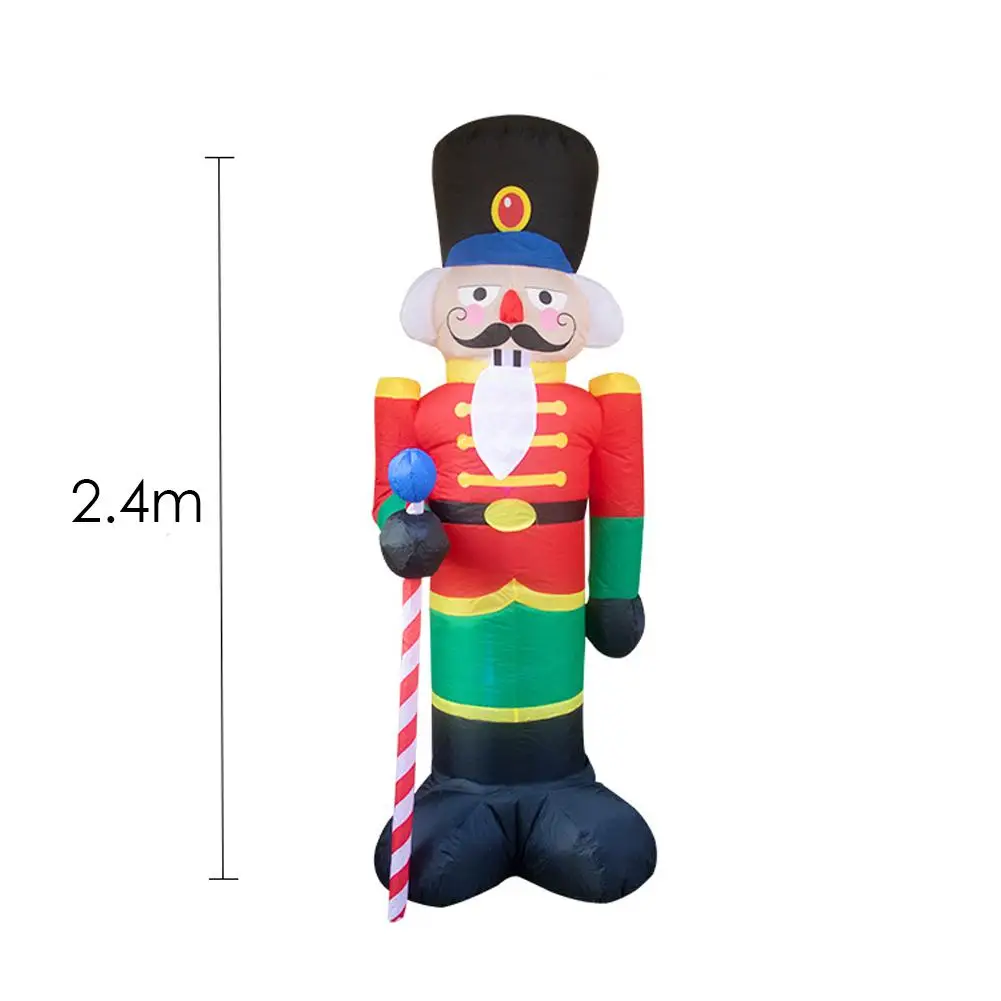 Надувная Фигурка Санта Клауса солдата носветильник садовые игрушки