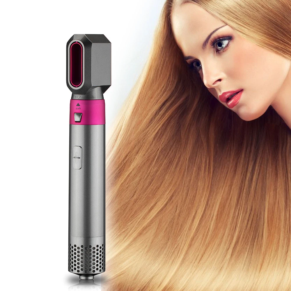 

5 In 1 One Step Hair Dryer & Volumizer MultiFunctional Rotating Hairdryer Hair Straightening Comb Curler Brush Hair Styling Tool