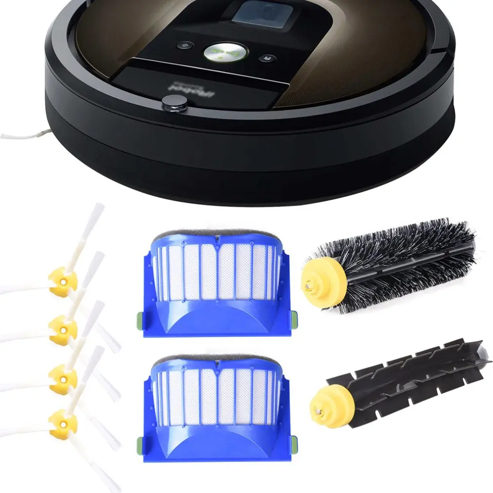 Фильтр аэровака для iRobot Roomba основная и боковая щетки аксессуары 600 620 630 650 660 675 680 690