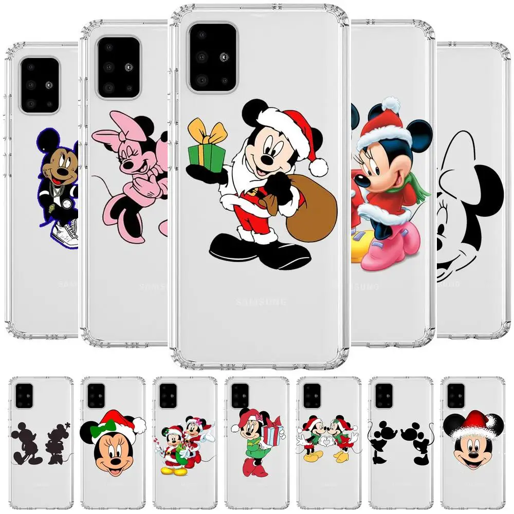 

Disney Mickey MouseStyle Transparent Phone Case Hull For Samsung Galaxy A50 A51 A20 A71 A70 A40 A30 A31 80 E 5G S Shell Art Cell
