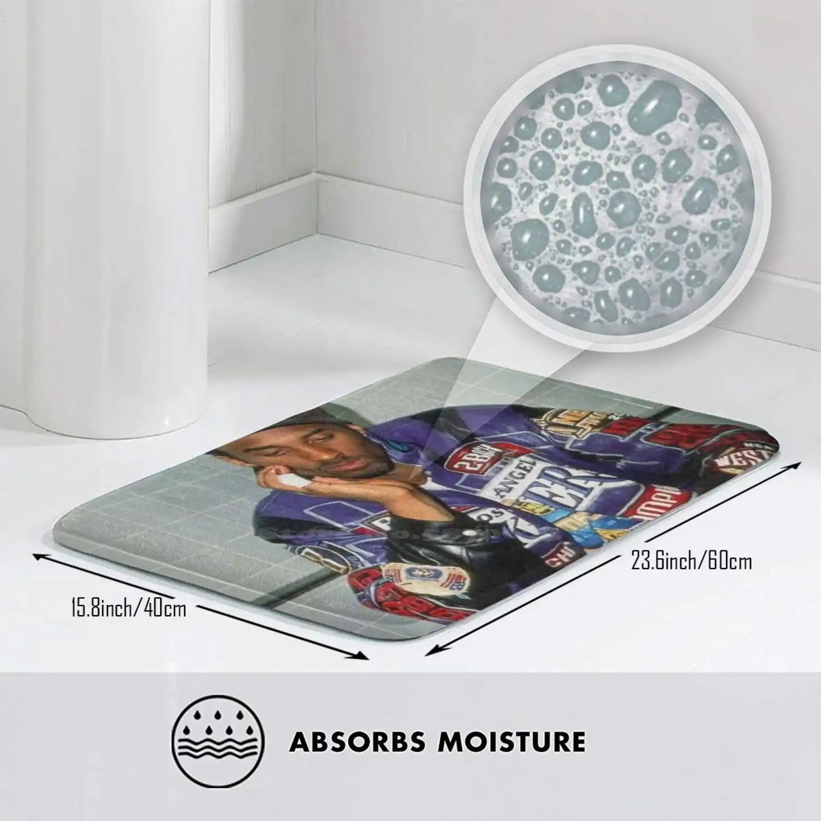 Грустный Брайант мечтательный мягкий дом семья Противоскользящий коврик ковер