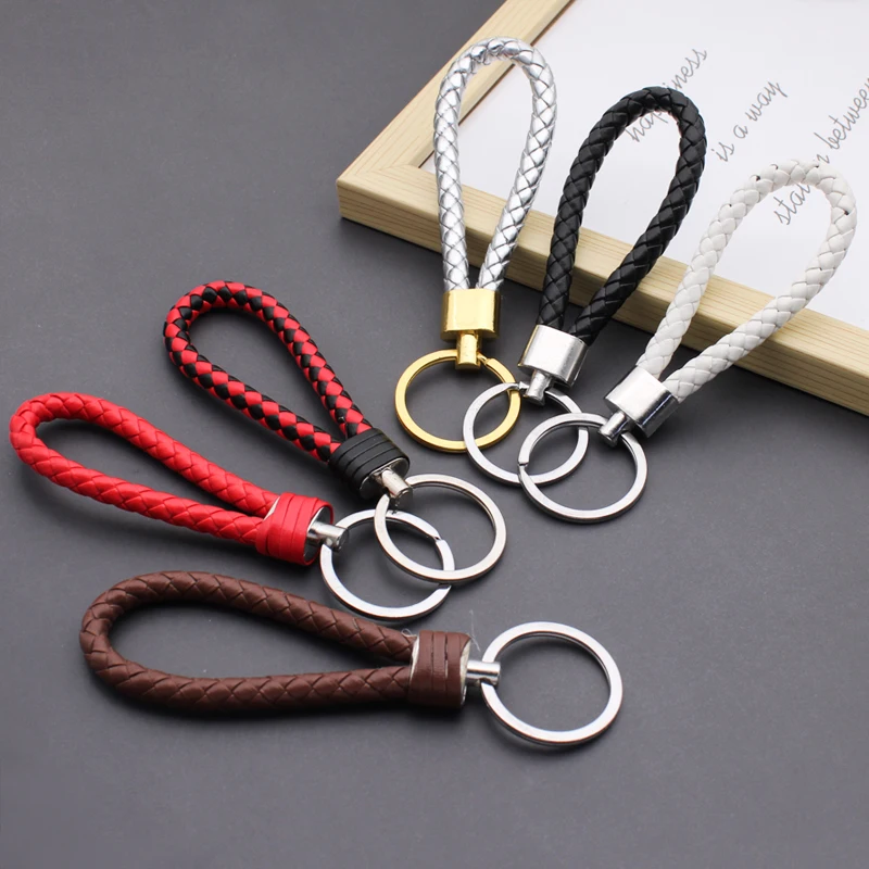 

Car Accessories Universal Leather Car Keychain For Volkswagen VW Opel Peugeot XF Chevrolet Jeep Toyota Mazda Mitsubishi Nissan