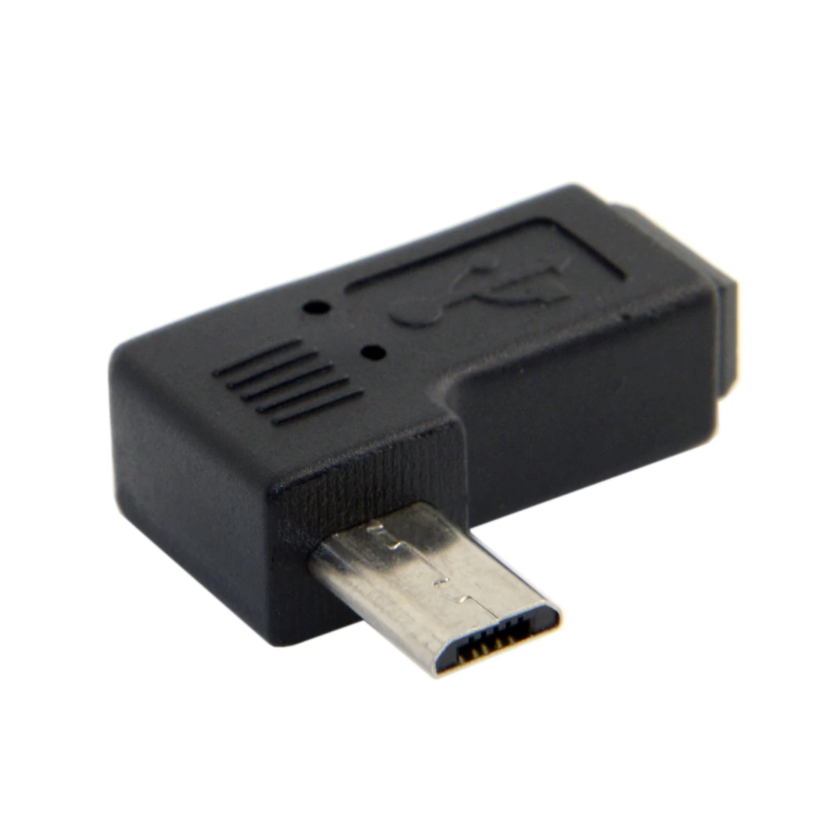 

90 Degree Right Angled Mini USB Female to Micro USB Male Data Charging Adapter