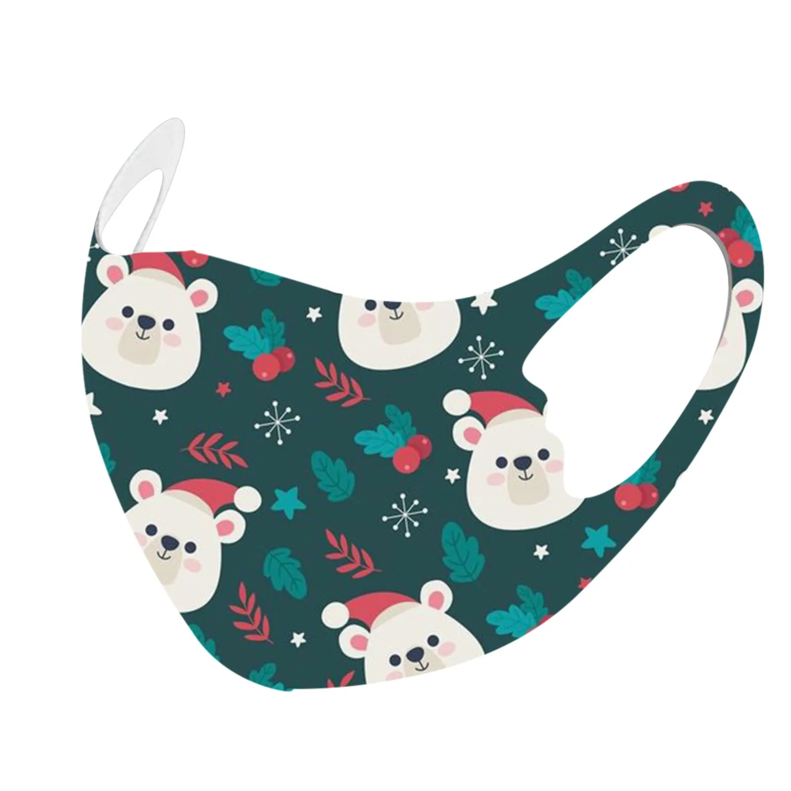 5 шт. с принтом хлопковая Футболка изображением маски ребенка Моющиеся