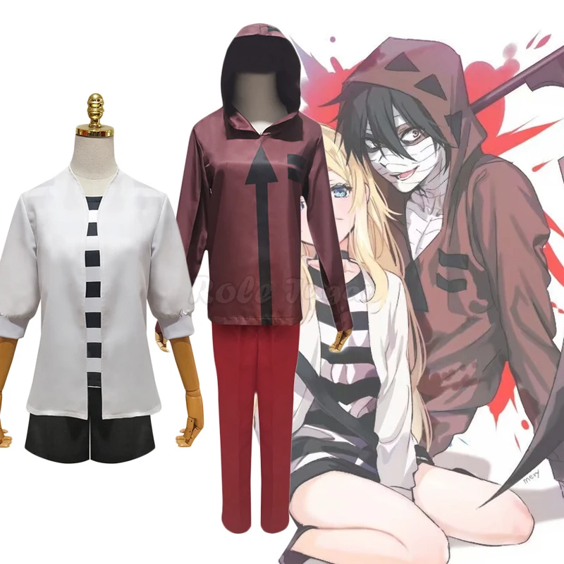 Аниме ангелы смерти косплей Айзек Фостер/Рейчел Гарднер костюм полный набор