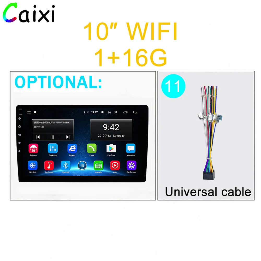 Cx-016-1 9/10 дюймов 32G R0M 2 din автомобиль Android 8,1 Радио мультимедийный плеер для Nissan Toyota i Kia Volkswagen Suzuk Hyunda Renault Honda - Цвет: Cx-016-1