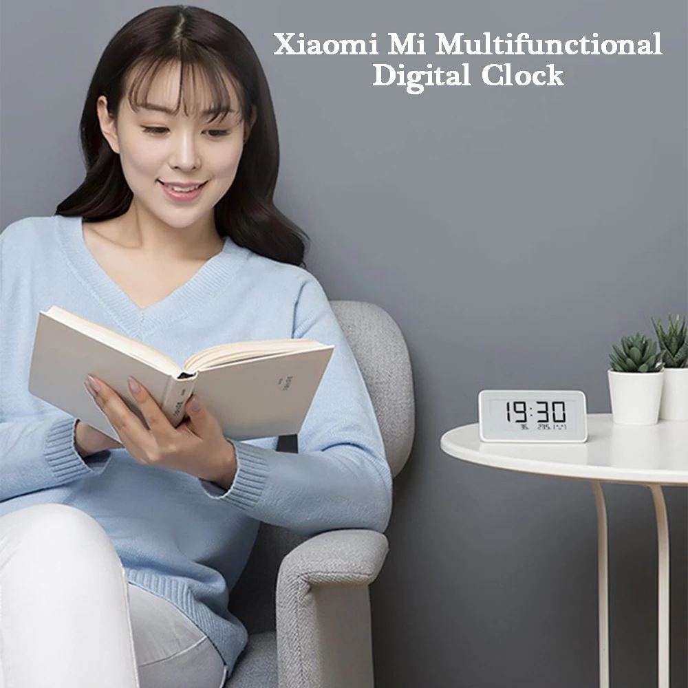 Mijia многофункциональный бытовой термометр Bluetooth цифровые часы Высокоточные Часы