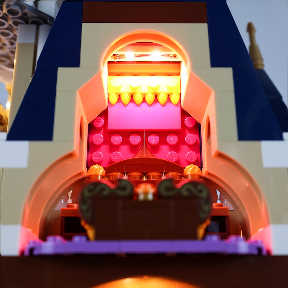 Комплект со светодиодной подсветкой для замка принцессы Золушки 71040 года