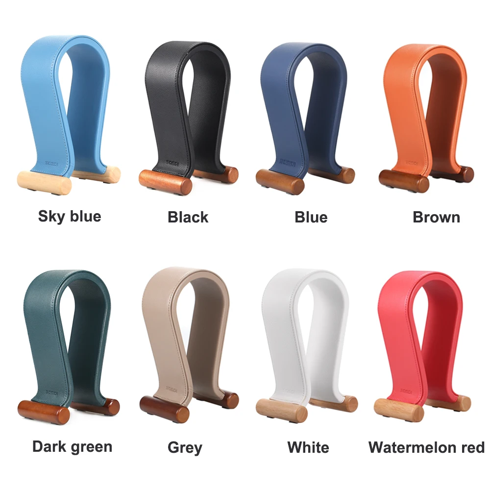 Samdi кожаный держатель для наушников Подставка Универсальный игровой гарнитуры