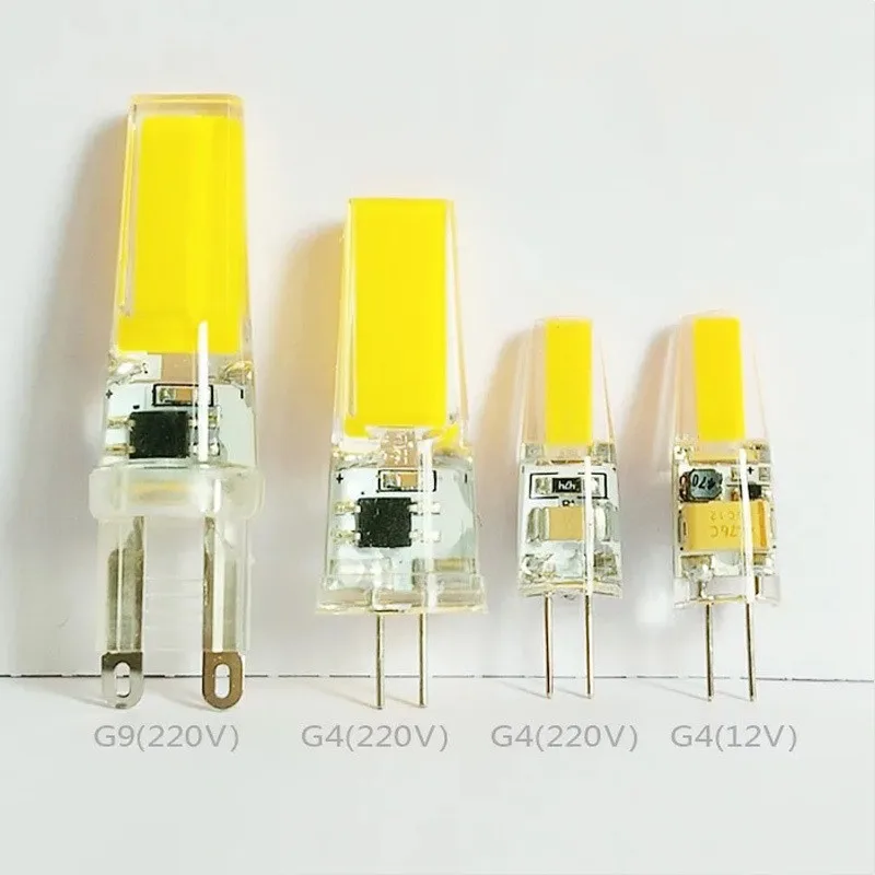 Новый светодиодный G4 G9 E14 3 Вт 6 светильник лампочка переменного тока DC 12V 220V