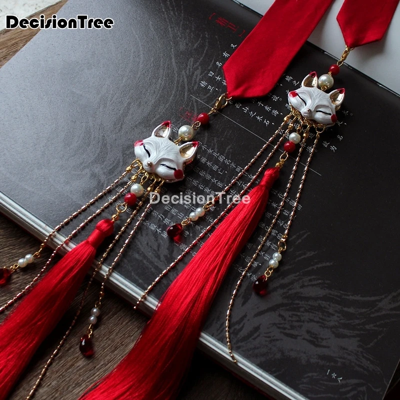 2022 chinese rabbit hairpin tassels hair clip cosplay kimono hanfu handwork accessories cute girl daily headdress headwear |