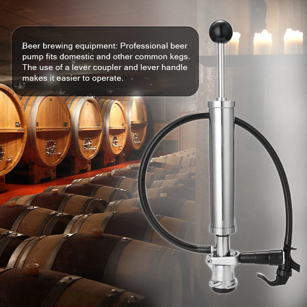 Насос для пивной вечеринки оборудование пивоварения Keg Tap Beer хромированная