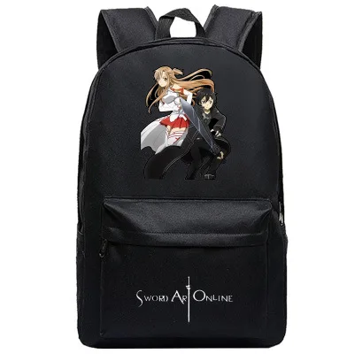 Школьная сумка через плечо Sword Art Online SAO рюкзак для косплея дорожный ноутбука