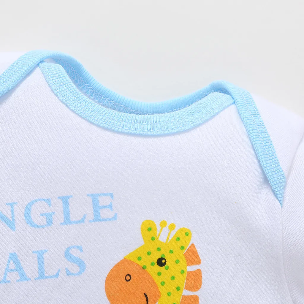 6 мес. 24 комбинезон для новорожденных девочек и мальчиков с рисунком одежда