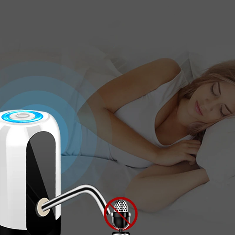 

HOME-Water Bottle Pump, USB Charging Automatic Drinking Water Pump Portable Electric Water Dispenser Water Bottle Switch for U
