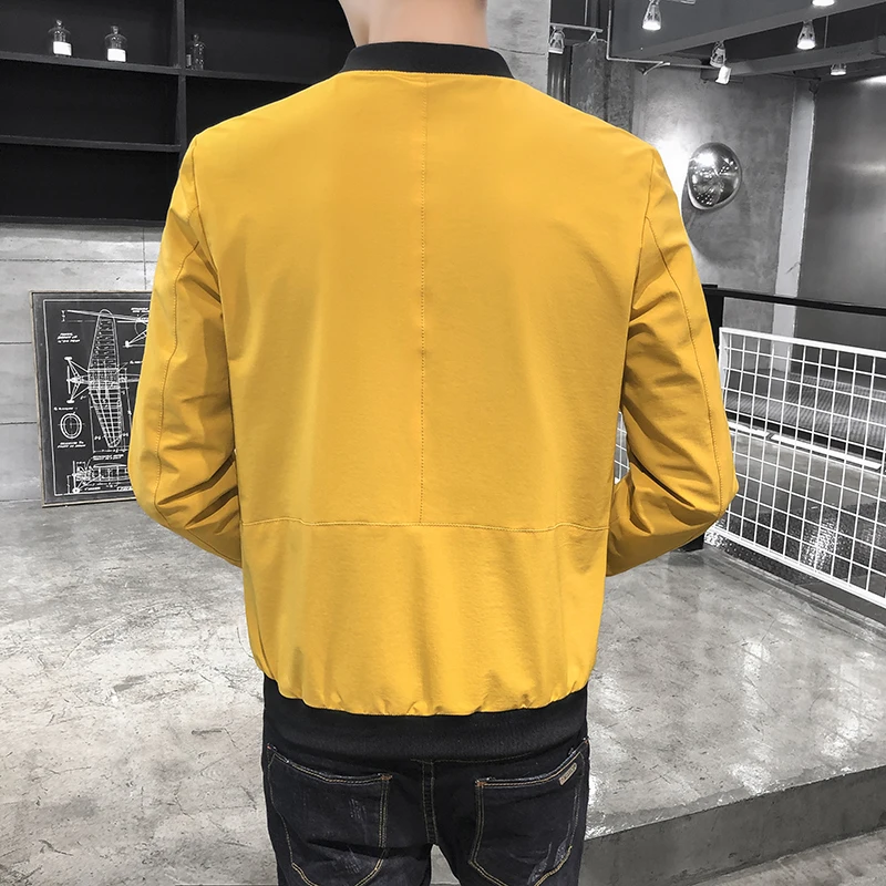 Куртка мужская 2019 новая весна и осень большой размер мужской пиджак простой