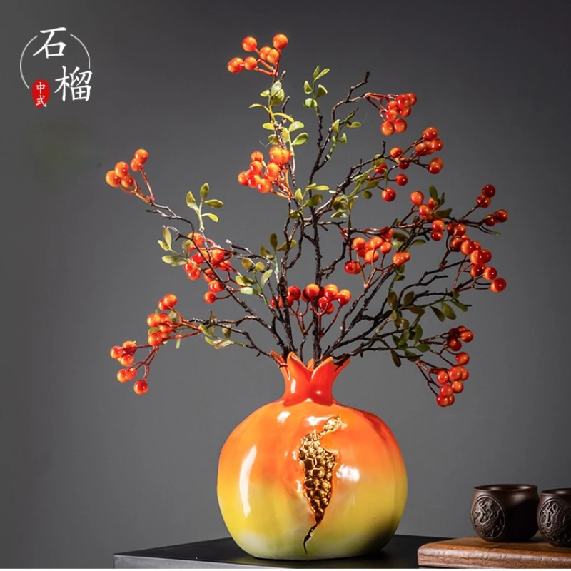

Fashion Chinese Vase Decoration Modern Design Art Creative Luxury Ceramic Flower Vase Cozy Home Decor Jarrones Room Decor BC50HP