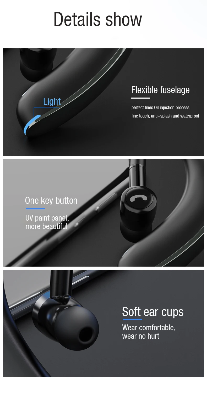 LYMOC Graphene 5,0 Bluetooth наушники беспроводные гарнитуры Nosice шумоподавление HD MIC Handsfree бизнес драйвер для iPhone Xiaomi
