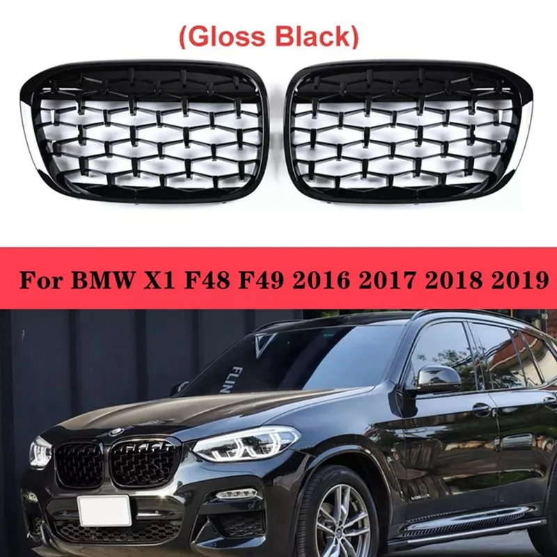 

2 шт. Передние решетки для радиатора BMW X1 F48 F49 2016 2017-2019