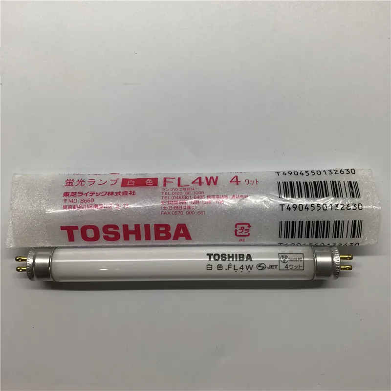 Лампа для освещения TOSHIBA FL4W 110 В 220 в 4200K Цветовая температура флуоресцентная